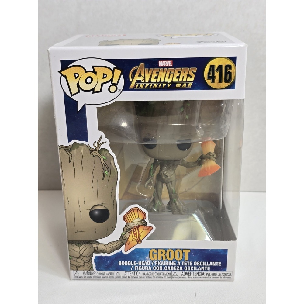 Funko Pop! Marvel - Avengers: Infinity War - Groot With Stormbreaker #416